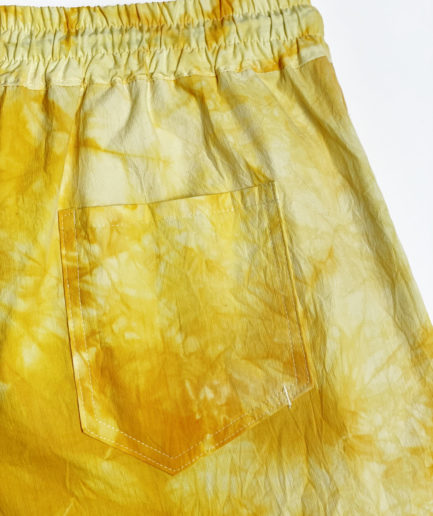 Curcuma tie and die cotton jogging