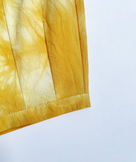 Curcuma tie and die cotton jogging