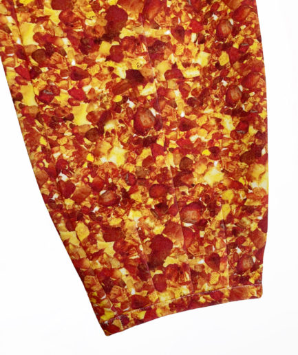 Allover amber printed jersey jogging