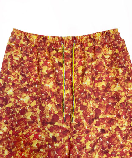 Allover amber printed jersey jogging