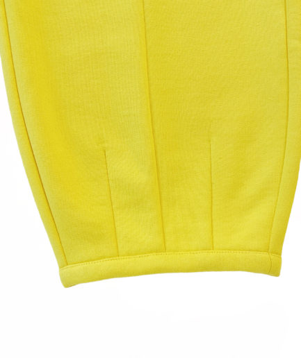 Yellow jersey jogging pants